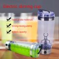 USB Rechargeable Electric Mixing Cup Portable Protein Powder Shaker Bottle Mixer