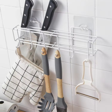 Single-Tier Wall-Mounted Kitchen Organizer