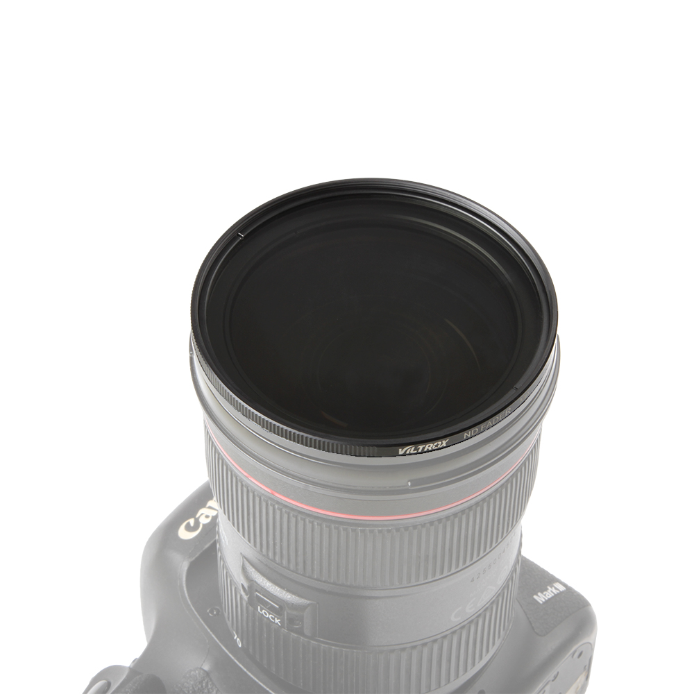 Viltrox Optical Glass Slim ND2-ND400 Neutral Density Fader Variable ND filter Adjustable 52/55/58/62/67/72/77mm for Canon Nikon