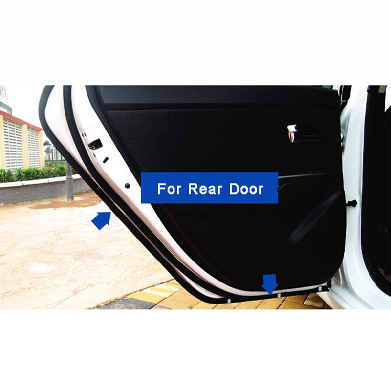 P Type Car Door Seal Strip EPDM Noise Insulation Soundproofing Anti-dust Sealing Strips Trim For Auto Car Door Edge