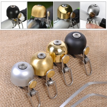 Classical Stainless Bicycle Bell Cycling Horn Bike Handlebar Bell Horn Crisp Sound Bike Horn Ring Safety Bicycle Accessories