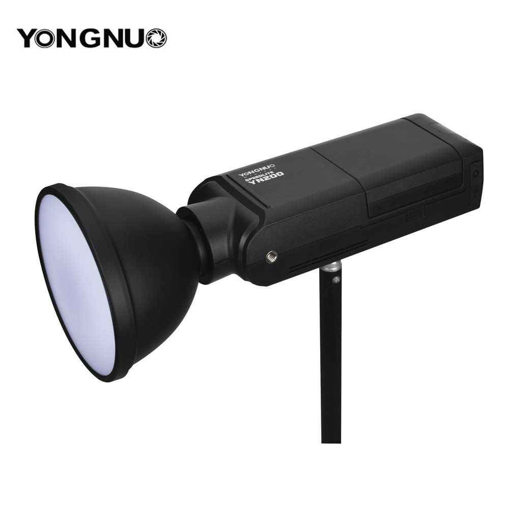 YONGNUO YN200 Flash Light TTL HSS 2.4G 200W Battery with USB Type C Compatible YN560-TX (II)/YN560-TX Pro/YN862 for Canon Camera
