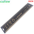 Multifunctional PCB Ruler EDA Measuring Tool High Precision Protractor 15CM 20CM 25CM Black