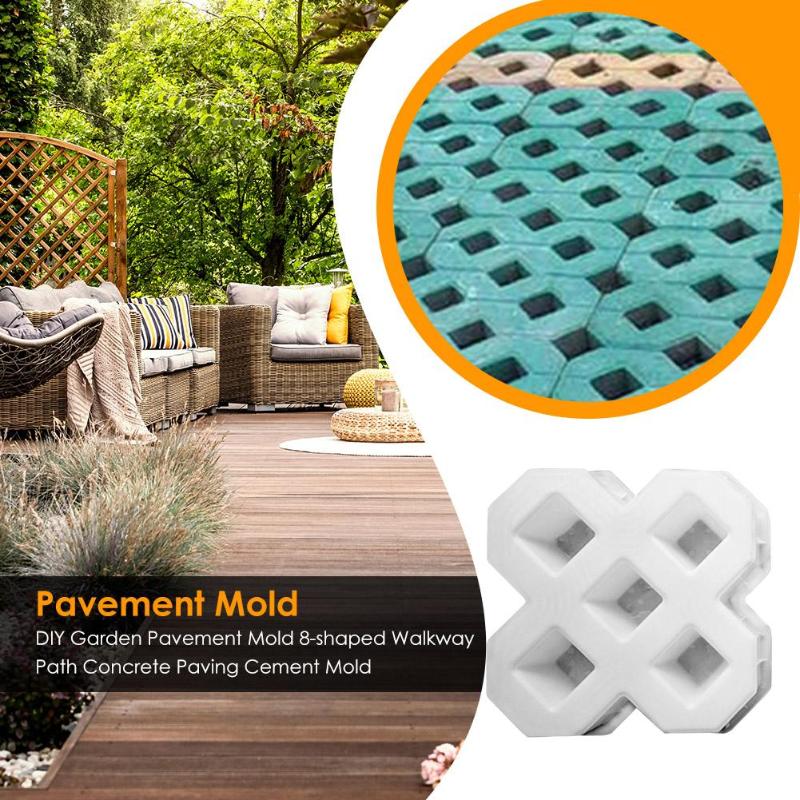 Hot Sale Paving Molds Delicate Design Solid DIY Garden Yard Road Pavement Mold Path Paving Cement Brick Concrete Mould