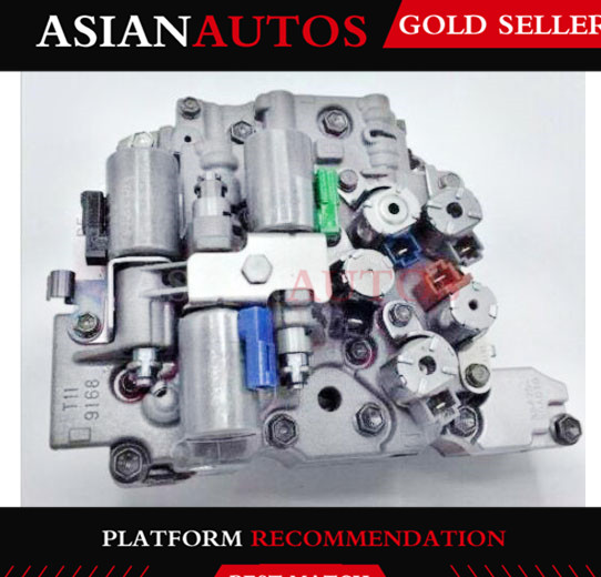 Tested Original AF33-5 AW55-50SN AW55-51SN RE5F RE5F22A Transmission Solenoid Valves Body (B orC Code) for Volvo Chevrolet Saab