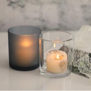 Modern Candle Jar Glass Holder for Home