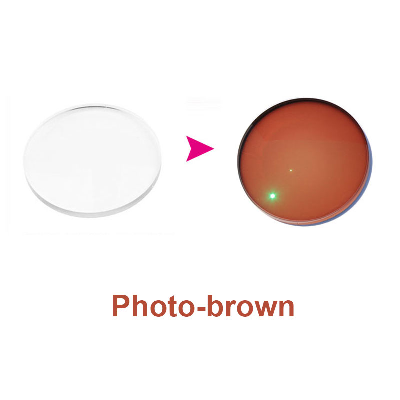 Photochromic Single Vision Anti-Blue Ray Progressive Optical Prescription Lens for Myopia/Hyperopia/Presbyopia Eyeglasses Lenses