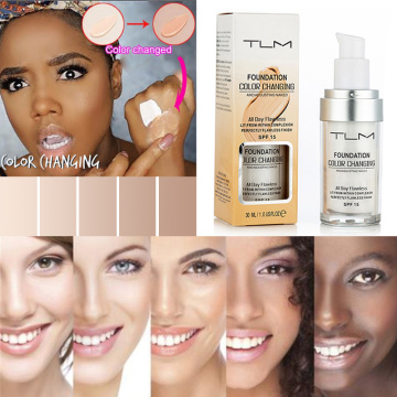 Moonbiffy Foundation Base 30ml TLM Changing Liquid Face Foundation Makeup Maquiagem Profissional Completa Макияж косметика