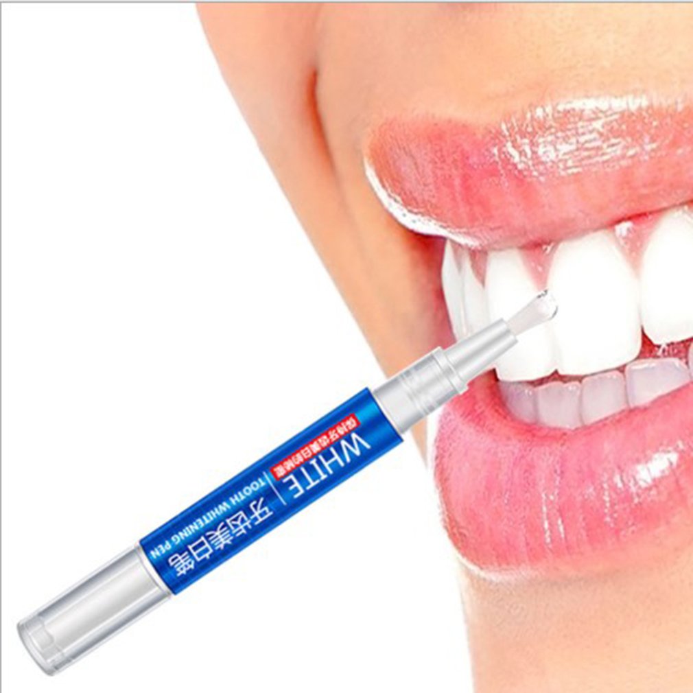 Natural Teeth Whitening Gel Pen Oral Care Remove Stains Tooth Cleaning Teeth Whitener Tools for Cigarettes Tea Coffee