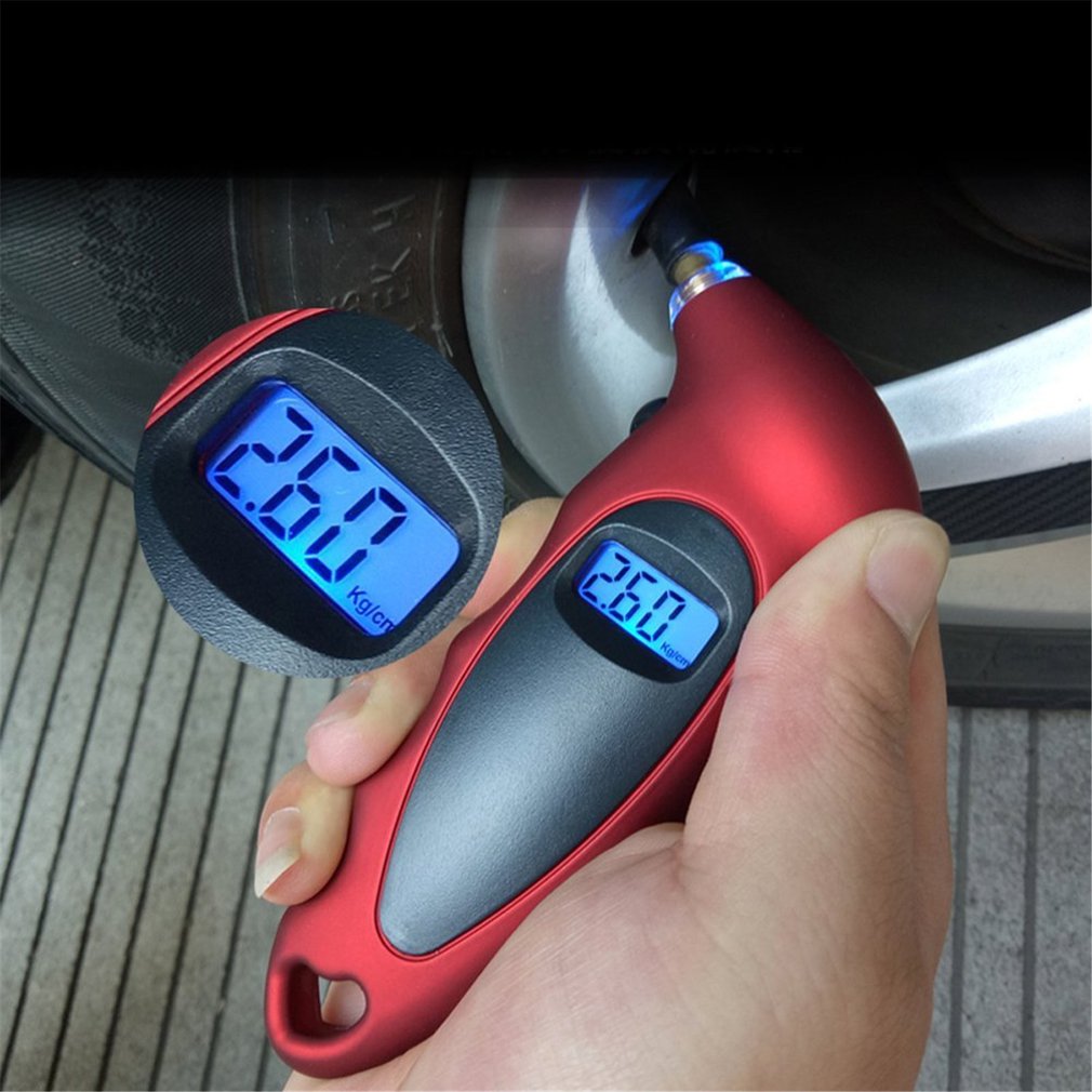 High-precision Tire Pressure Gauge 0-150 PSI Backlight Digital Tire Pressure Monitoring Car Tire Pressure Gauge