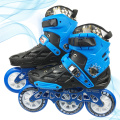 Professional Inline Skates Roller Skating Shoes 4*80 Or 3*110mm Changeable Slalom Speed Patines Free Skating Racing Skates
