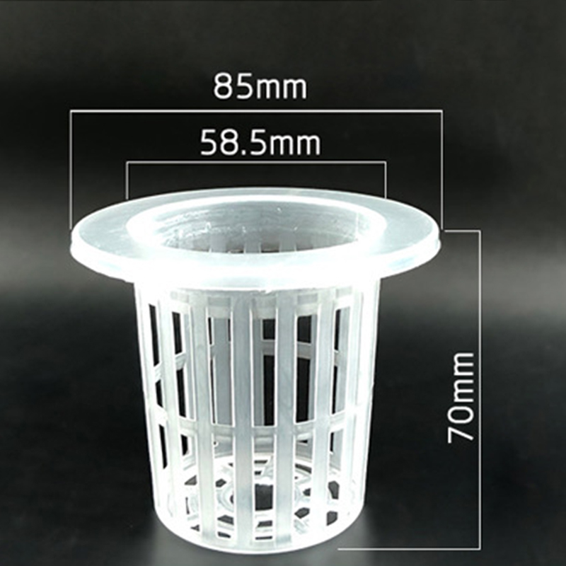 10 Pcs/lot PVC Plastic Mesh Pot Garden Hydroponic Nursery Net Cup Vegetable Plant Soilless Cultivation Basket Practical