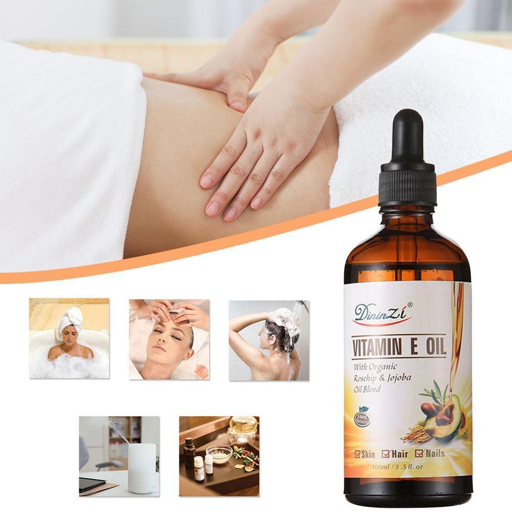 100% Pure Natural VE Oil Massage Spa Avocado Essential Oil Cold Pressed Moisturiser Castor Oil Hydrating skin Care