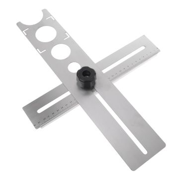 Tile Locator Hole Puncher Tapper Adjustable Tile Fixing Decoration Accessory Layout Tool for Building Construction A5YD