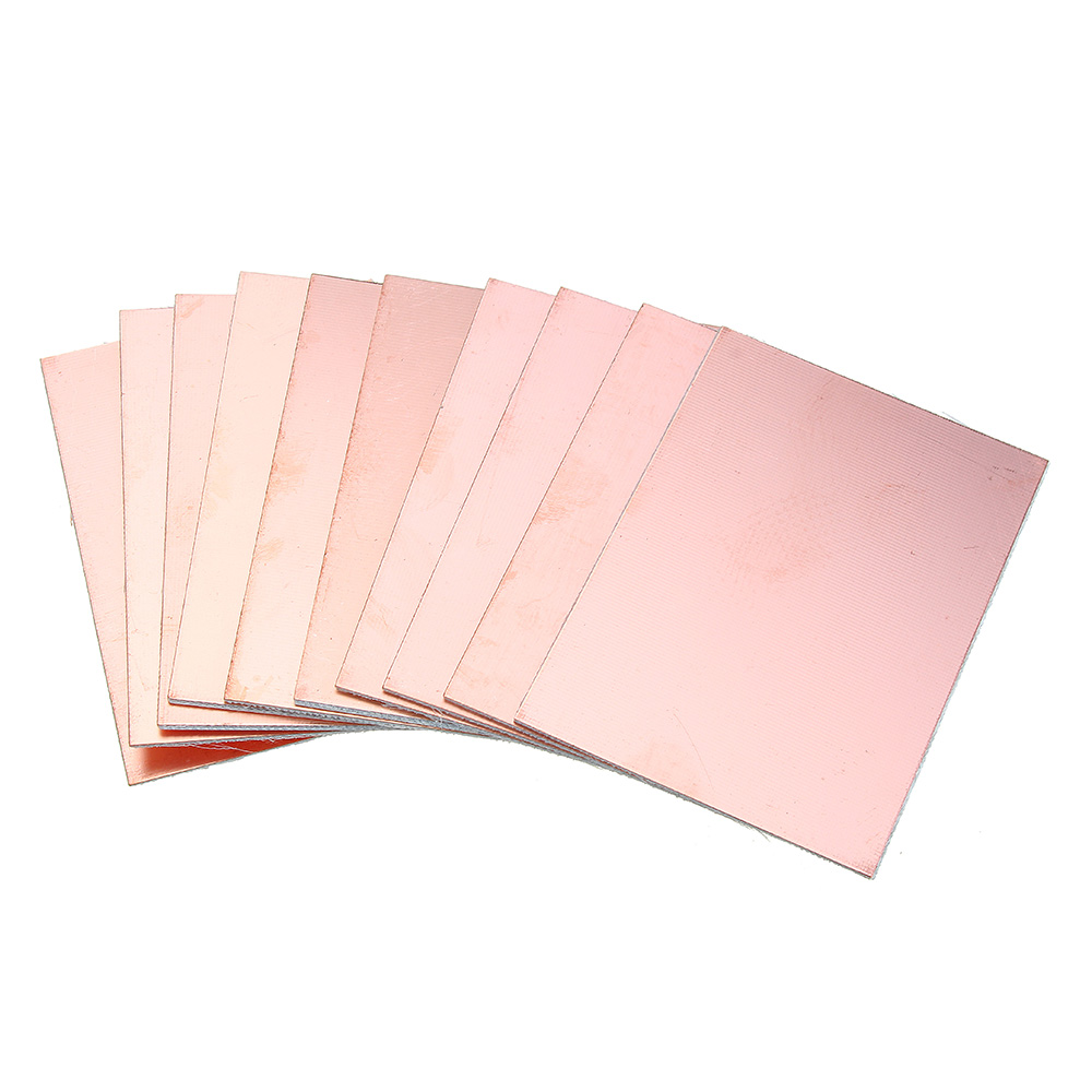 10pcs 7x10cm Single Sided Copper PCB Board FR4 Fiberglass Board