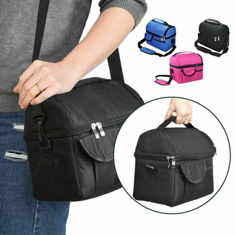 Insulated Lunch Box Tote Bag Travel Men Women Adult Hot Cold Food Thermal Cooler 8L