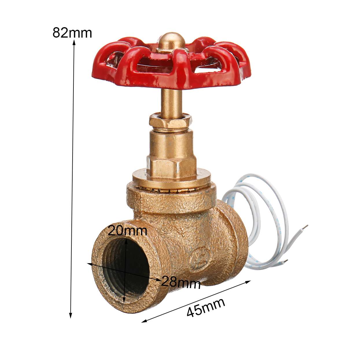 NEW Vintage 1/2" Stop Valve Light Switch With Wire For Lamp Loft Style Iron Valve Vintage Table Lamp Water Pipe Fixtures Lighti