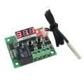 W1209 Digital Thermostat Temperature Control Switch Module On/Off Controller Board + NTC Sensor LED DC 12/24V Heat Cool Temp