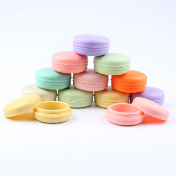 100pcs/lot 10g Candy Color Empty Cosmetic Container Plastic Jar Pot Eyeshadow Makeup Travel Face Cream Lotion Bottle Box