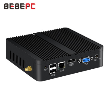 BEBEPC Intel Core i3 4005U 4010Y i5 4200Y Mini PC DDR3L Windows 10 HDMI 8*USB WiFi Celeron 2955U CPU Fanless Compute TV BOX
