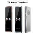 Portable T8 Smart Voice Speech Translator Two-Way Real Time 68 Multi-Language Translation For Learning Travelling Business Meet