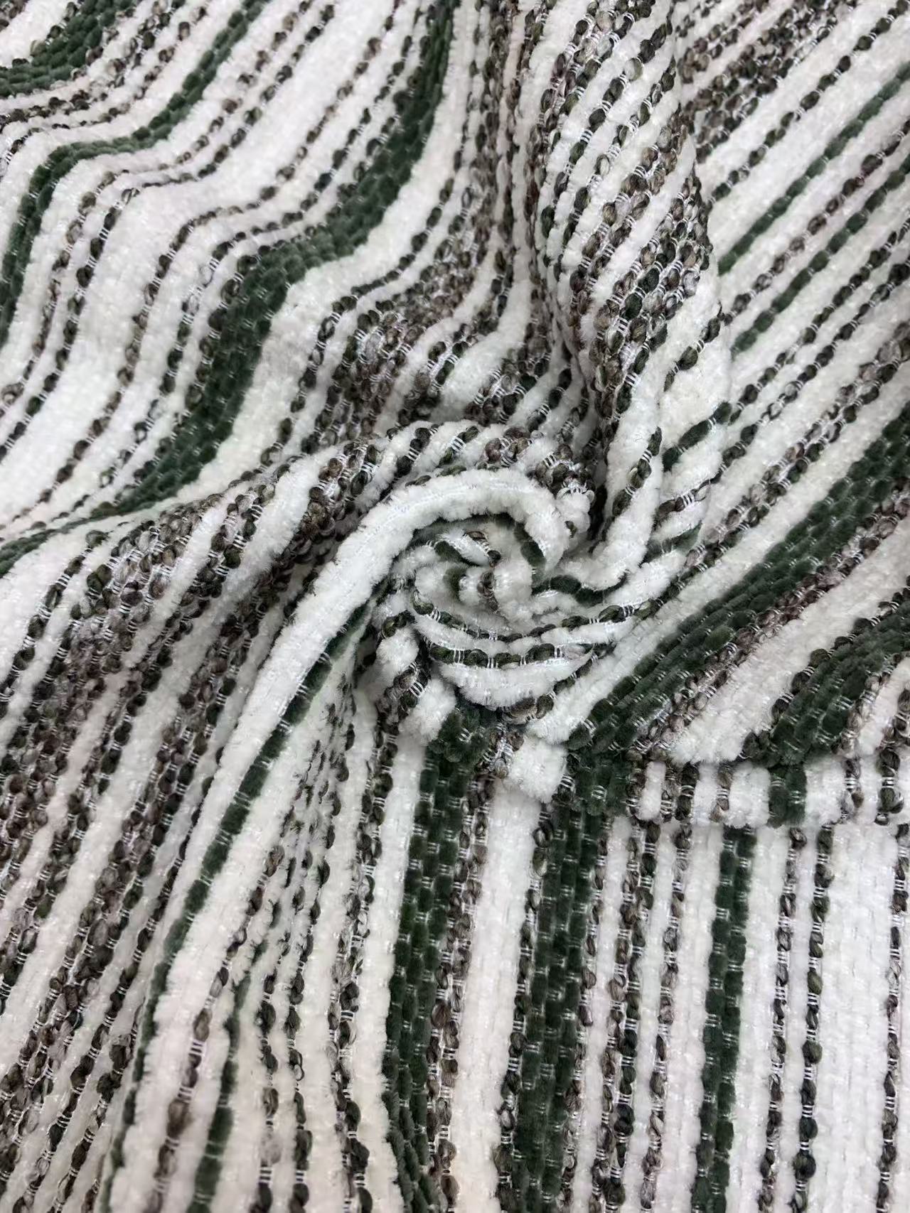 Modern Colorful  Striped Upholstery Fabric for Home Décor