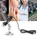 1600X USB Digital Microscope Camera Endoscope 8LED Magnifier with Metal Stand L&K Dropship