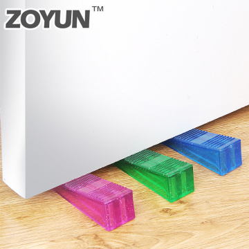 Silicone Door Draft Stopper Wedge Block Guard Wind Dust Blocker Protector For Home Children Office Door Holder Kids Security