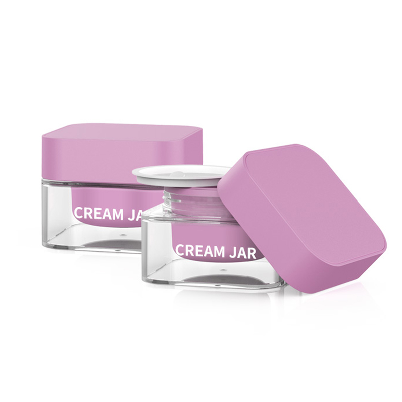 6008 2 Pot Cream Acrylic Cosmetic Jar