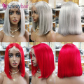 Colored bob wig