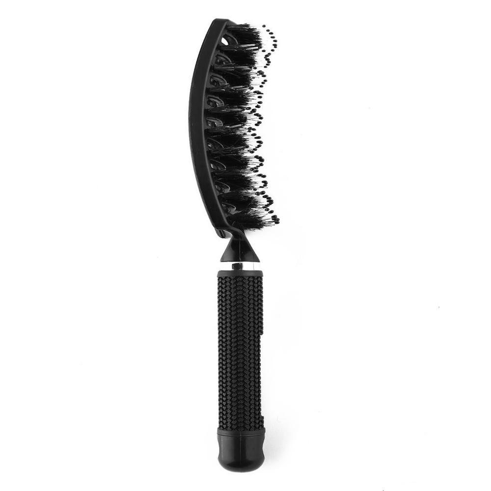 Girls Hair Scalp Massage Comb Hairbrush Bristle Nylon Women Wet Curly Detangle Hair Brush for Salon Hairdressing Styling Tools