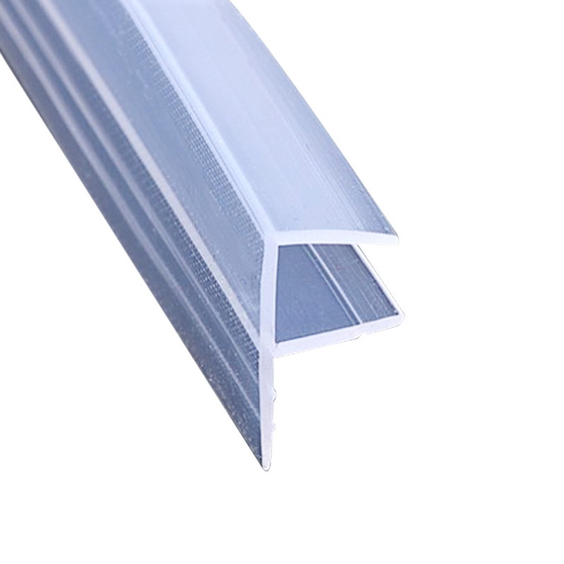 1M 6-12mm Glass Door Seals Silicone Rubber Shower Room Door Window Glass Seal Strip Weatherstrip Window Door