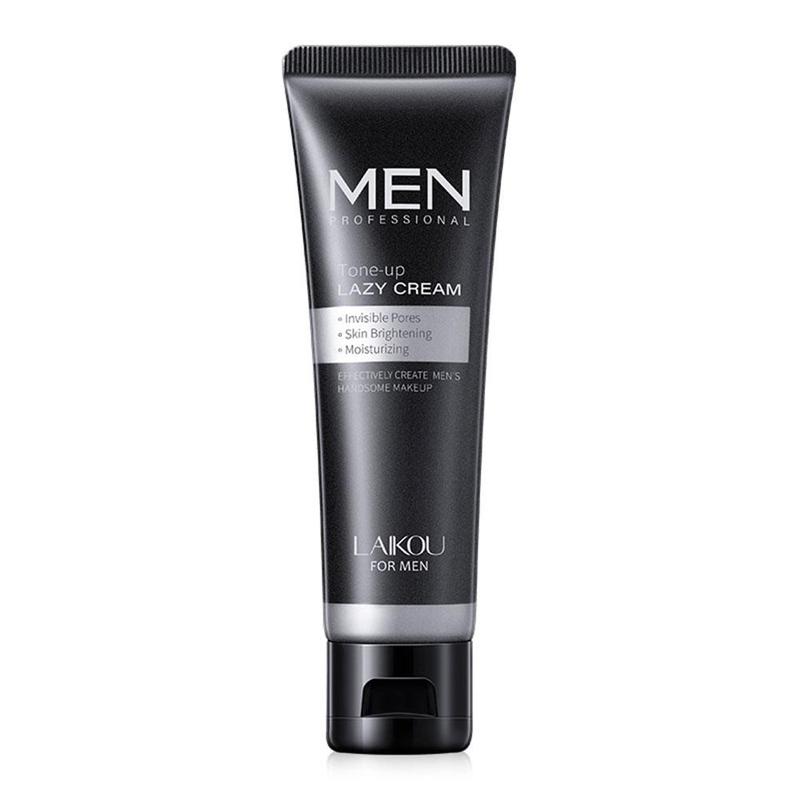 LAIKOU Men BB Cream Face Cream Natural Whitening Skin Sunscreen Foundation Makeup Men Care Effective Care Face Base Skin Co L9U8