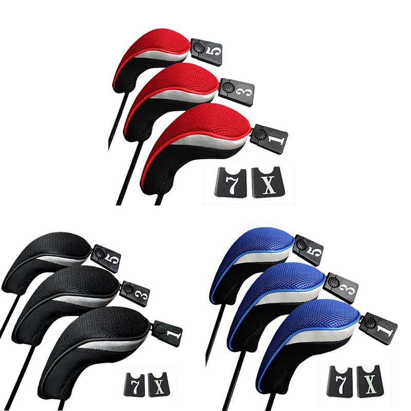 3Pcs/Set Club Heads Cover Soft Wood Golf Club Driver Headcovers Professinal Golf Head Covers Protect Set 3 Colors