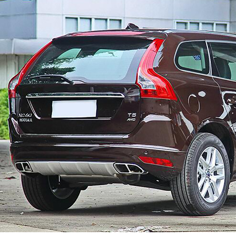 For Volvo XC60 2014-2017 Car styling Rline Tail Throat Exhaust Pipe tail pipe exhaust pipe cover muffler tip auto accessories