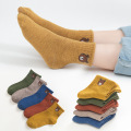 Cute Cartoon Kids Socks Winter Soft Cotton Baby Boy Socks Newborn Toddler Socks 5 Pairs Bear Animal Print Socks for 1-12 Yrs
