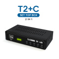 DVB-C Combo TV Tuner DVB T2 Terrestrial Digital TV Receiver H.264 Decoder Youtube Europe Russia Spain Set Top Box