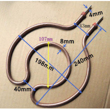 Pancake Maker Parts Large Size double Coils Heating Tube 198mm