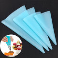 4Pcs Piping Bag Four Different Size Specifications Confectionery Pastry Cream Bags Cake Food Grade EVA Silicone Decorative Tools