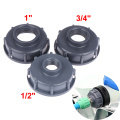 NEW Durable IBC Tank fittings S60X6 Coarse Threaded Cap 60mm Female thread to 1/2",3/4",1" Adaptor Connector