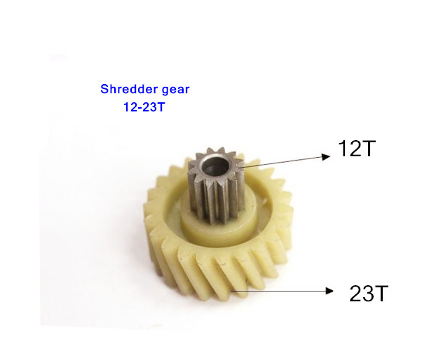 Shredder gear 12T 23T C638 C-638 C868 C668 shredder gear accessories 23 teeth 12 teeth