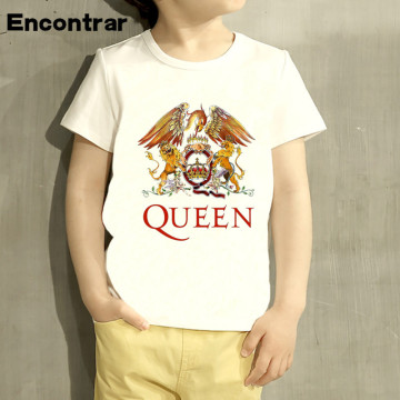 Kids Queen Rock Band Design Baby Boys/Girl TShirt Kids Funny Short Sleeve Tops Children Cute T-Shirt,HKP4083