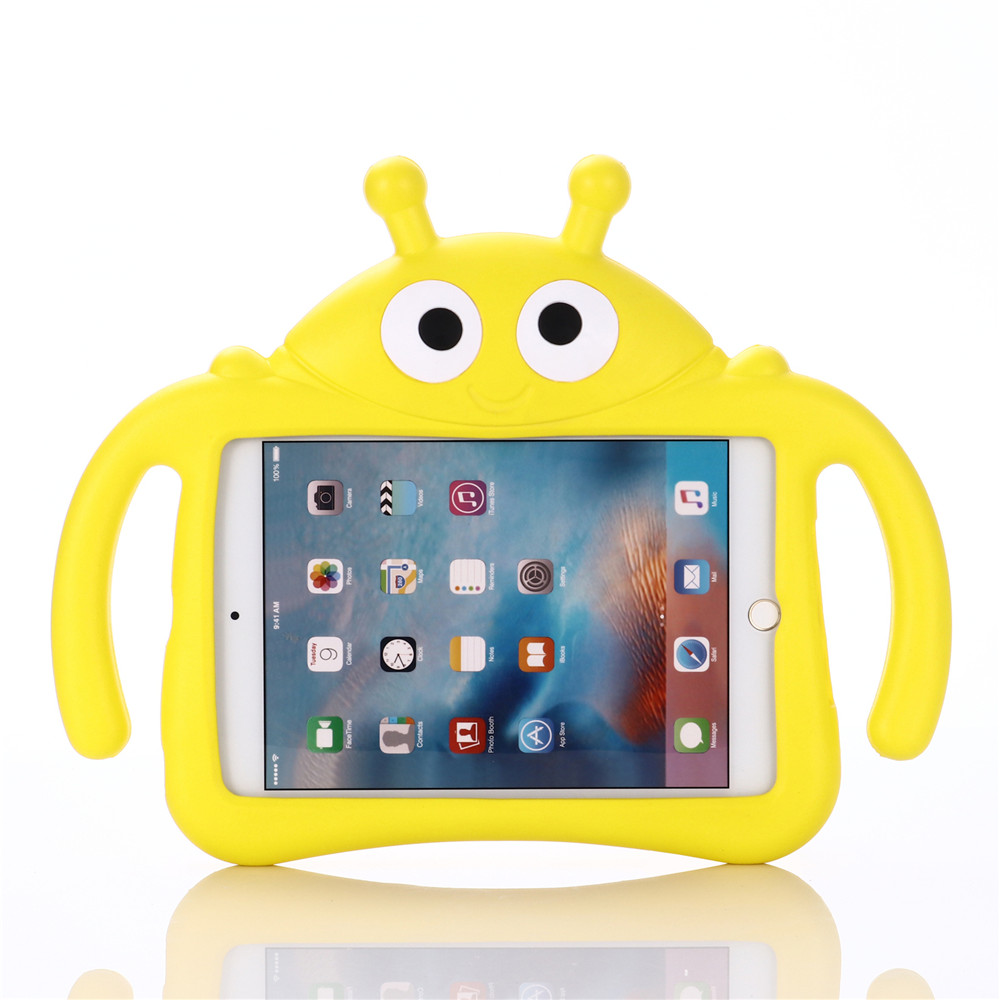 High Quality Shockproof EVA Case for iPad Mini 1/2/3/4/5 Funda, Cute 3D Cartoon Beetle Kids Safe Stand Tablet Cover Case