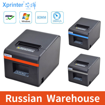 Xprinter 80mm Thermal Receipt Printers POS Ticket Printer With Auto Cutter For Kitchen USB/Ethernet Support Cash Drawer ESC/POS