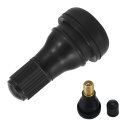 5/10pcs Auto TR412 Tire Valve Stems Short Black Rubber Tyre Tubeless Snap-in Vavle Wheels ATV Tires Parts