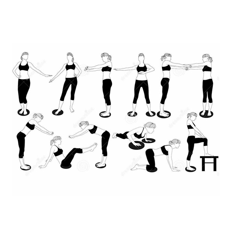 Fitness Waist Twisting Disc Balance Board Physical Massage Plates Weight Loss Body Shaping Training Board