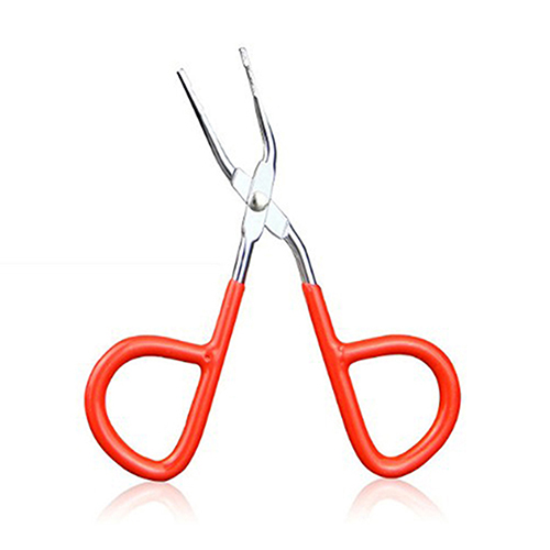 Useful Scissors Flat Tip Eyebrow Tweezers Clamp Clipper Makeup Removal Tool Manicure Scissors Cutter Hair Scissor