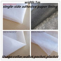 3-10m/lot 1m Black White Single Side Adhesive Iron-On Non-Woven Paper Interlining Fabric For Patchwork For Diy Accessories988