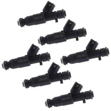 Fuel Injector Nozzles compatible with Jeep for Cherokee 1999-2004 4.0L L6 Replacement Dodge 2000-2003 Ram 5.2L V8 0280155974