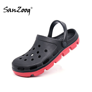 Summer Fashion Slip on Men Rubber Beach Sandals Mens Clogs Garden Shoes Zuecos Hombre Clog Cholas Sandal Man Plus Big Size 49s